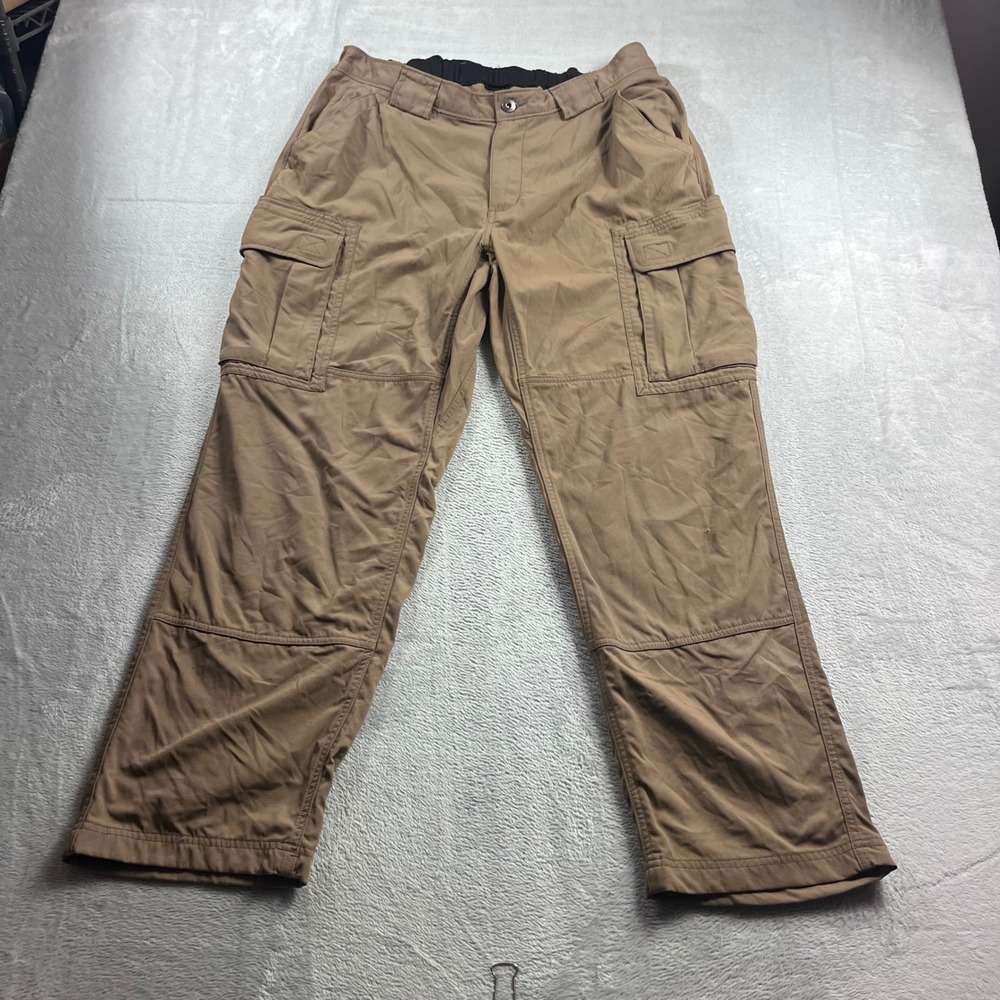 Duluth Trading Co Mens Dry on the Fly Cargo Pants Tan Brown 59311 L x 30